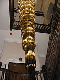 Bespoke Cascade chandelier smokey
